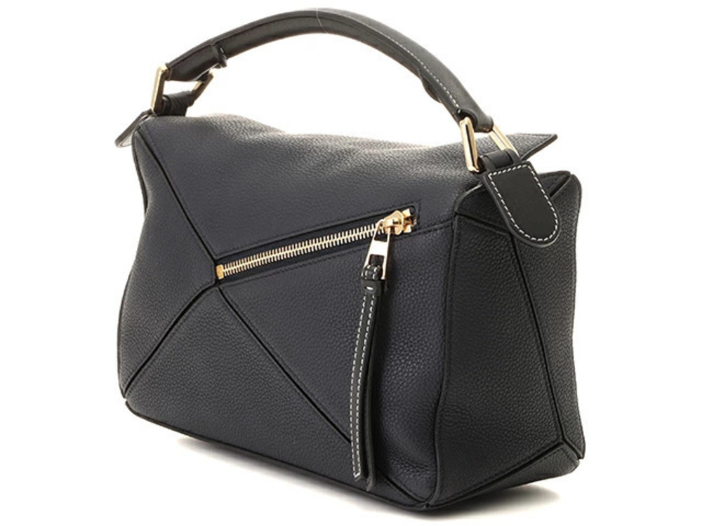 Loewe Puzzle Bag Navy Blue Calfskin